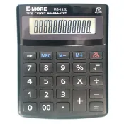 旻泉精品批發網 久儀 E-MORE 計算機 MS-112L /一台入(促250) 中型12位數計算機 國家考試專用【APP滿額下單10%點數(單一帳號最高1000點)】9/30止