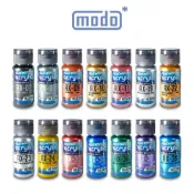 鋼普拉 eye攝影 【鋼普拉】現貨 modo 摩多 水性漆 金屬色系列 摩多水漆 模型噴漆 AM05 機械金 AX20 槍鐵 AX21星光銀