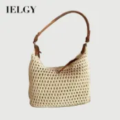 IELGY 斜背包 編織包 海邊手提斜背包