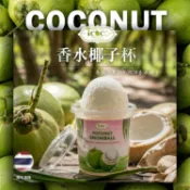 泰國-香水椰子杯(300g/杯)#全素#椰子冰沙-2D1A【魚大俠】AR299