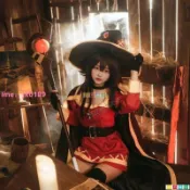 綺夢屋 【店家優選】為美好的世界獻上祝福cos惠惠 阿克婭動漫cosplay二次元漫展c福裝