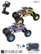 【KENTIM 玩具城】（18428-C) 2.4G偉力1/18 1:18電動USB充電四驅車 4WD 攀岩車攀爬車