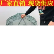 (店+)蝦籠自動捕魚網摺疊漁網甲魚螃蟹黃鱔泥鰍龍蝦網傘籠漁具捕魚神器