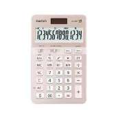 【CASIO 卡西歐】14位數雙電源頂級商用計算機/櫻花限定版(JS-40B-PK)