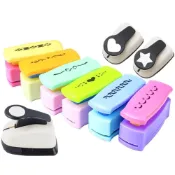 (店+)手動壓花打孔器 (打孔機 壓花器 造型打花器 邊框打花器 邊紋 圓形 愛心 星星壓花 DIY手作)