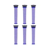 【綠綠好日】適用 Dyson V6/V7/V8 前置濾網 SV10 SV11 DC62 DC74 手持吸塵器 HEPA濾網 六入(綠綠好日)