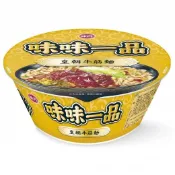 味味一品皇朝牛筋麵(碗)185g x 2【萬家福】(泡麵 / 杯麵 / 碗裝麵)