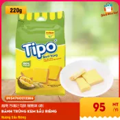 越南 方塊吐司餅 榴槤味 Bánh Trứng TIPO Vị Sầu Riêng