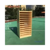 (店+)附發票~ 幼兒園實木畫紙柜 畫室4K開卡紙收納櫃 多功能紙張存儲架 12層畫紙架