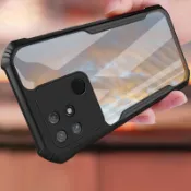 適用於 Realme Narzo 50A Prime 50i 50 Pro Note 50 5G 混合軟矽膠防震保險槓和