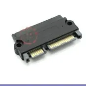 [含稅]SATA 22P 7+15 電源數資料同時傳輸 7+15 22P公對母映迭轉接頭