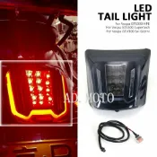 楓林宜居 適用於 Vespa 比亞喬 GTS300改裝後尾燈總成gtv6日 尾燈 方向燈 轉向燈 LED轉向燈 剎車燈 制動剎車燈