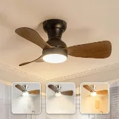 禾日優品 LED護眼吸頂風扇燈 風扇 循環扇 吊扇燈 28吋 接入米家app 六檔大風力 靜音定時 預購15天