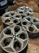 17吋鋁圈 福特 正原廠 雪花框 近全新 改圈拆車 7J ET50 5/108 高閃銀 精美無傷 一組合售價