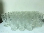 特價 WH27348【四十八號老倉庫】全新 早期 台灣 螺旋 氣泡 玻璃杯 果汁杯 甘蔗汁 楊桃汁 225cc 1杯價