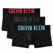 【CALVIN KLEIN】CK男內褲 Intense Power超細纖維寬版腰帶短版合身男四角褲 低腰四角褲 3件組(多款任選)
