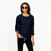 代購《J.CREW》女款 ELBOW-PATCH SWEATER 圓領毛衣【M】限vivian2490下標