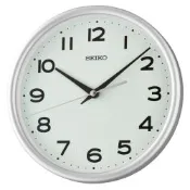 SEIKO 日本精工 夜光面板 滑動式秒針 靜音 座掛兩用 掛鐘/桌鍾(QXA836S)21.6cm
