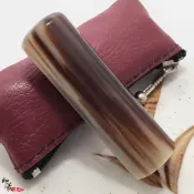 {印篆達人刻印鋪}特A級赤牛角印章6分圓~(含刻工.附印章袋)實物拍照.桃園刻印