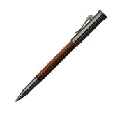 【Graf von Faber-Castell】l 經典望加錫烏木鋼珠筆-黑色款 VIP刻字服務(原廠正貨)