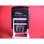 【貝克翰印章屋】【S-300連續日期印章】(使用油性印台與油性墨水)可蓋印任何產品包裝