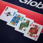 🚚桃園快速🚚Hustler四色德州撲克牌PVC塑料撲克牌防水磨砂WSOPWPT比賽專用牌
