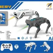 【現貨 48h快速出貨】AI智慧程式設計打彈機器狗聲控手機遙控射擊特技狗語音寵物兒童玩具男