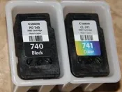 Canon PG-740/Canon CL-741填充墨水+原廠墨匣 PG-740+CL-741原廠裸裝墨水匣1300元