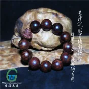 TTMG 台灣檀香沉水肖楠釘仔瘤  精雕達摩 + 20mm 11顆  收藏級手串 佛珠 水磨逐顆車製 可客製化 開運飾品