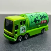 tomica No.37 油罐車 飲料車 模型 小汽車 綠茶 抹茶 多美 歐翼貨車 盒組