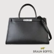 【BRAUN BUFFEL】尤妮爾 公事包-黑色(德國小金牛台灣總代理)/BF867-65-BK