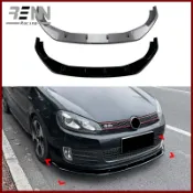 適用於【VW GOLF 6 高6 Golf MK6 GTI 2008-2012】前槓下巴前下巴前鏟前唇前擾流改裝