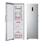 (店+)【LG 樂金】GR-FL40MS 324公升智慧變頻單門冰箱 直立式冷凍櫃 精緻銀