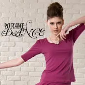 ＊╮寶琦華Bourdance╭＊國標社交拉丁舞☆露肩設計短袖舞衣(此款無內裡)【S131006】