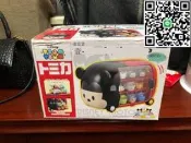 TAKARA TOMY！多美卡 米奇 米妮疊疊樂收納車！ 可放9輛疊疊樂多美！米奇收納車！小汽車整理箱！盒況壹般！