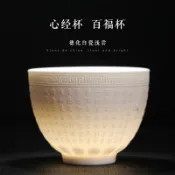 協貿國際日用品生活3館 品茗杯單杯主人杯羊脂玉白瓷杯陶瓷聞香杯功夫茶具品杯喝茶小茶杯