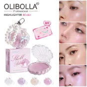 Yomi🎀OLIBOLLA貝殼高光膏 立體提亮 珠光細閃水光提亮 臥蠶筆人魚姬腮紅膏 眼影液 高光粉餅 面部彩妝
