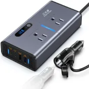 (店+)200W帶數顯逆變器 12V/24V轉110V 車載逆變器