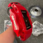 正品AP7600卡鉗 適合15-16寸鋁圈使用 小四活塞卡鉗 Swift/Mazda MX-5/ FIT等車型 改裝卡鉗