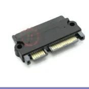 [含稅]SATA 22P 7+15 電源數資料同時傳輸 7+15 22P公對母硬碟轉接頭
