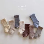 ▷現貨+預購◁韓系男女寶寶的純色襪子3入組 平價童裝 mori3