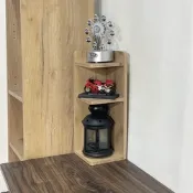 One 生活 桌上角落架 櫃子收納/可超取/三層架/化妝品收納(寬15CM桌上轉角架)