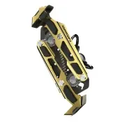MOTO寶庫 【GUARDAMPER】銀刃金刃防盜版 專業抗震手機座 後照鏡/管夾款(手機支架 機車用品 導航架 避震 抗震抗衝擊)