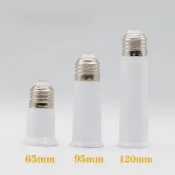 E27加長燈座6.5公分 9.5公分  12公分 E27轉E27 延長燈座 延伸燈座 適用LED燈泡
