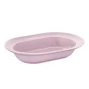 【STAUB】橢圓形陶瓷盤餐盤深盤25cm-日暮粉(德國雙人牌集團官方直營)
