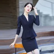 職業西套女秋季質臺接待售樓部珠寶店店經理服