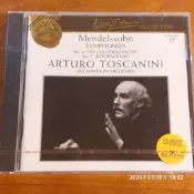 (協奏曲) 孟德爾頌：第四、五號交響曲，全新未拆，托斯卡尼尼指揮NBC交響樂團
