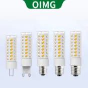 OIMG LED調光燈泡G4 GY6.35 G9 E12 E14 E17 220V 110V 12V 10W白光6000