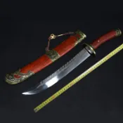 [龍泉劍莊]匠心刀劍寶劍繡春刀錦衣衛短刀戶外兵器武術刀具批發 未開刃
