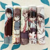 【震撼精品百貨】名偵探柯南Detective Conan 筆蓋5入-黑*49943 震撼日式精品百貨